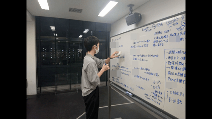 月次のミーティングの様子