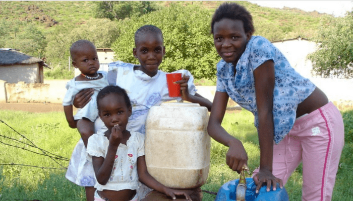 南アフリカの農村 Ga-Selaladで出会った女性