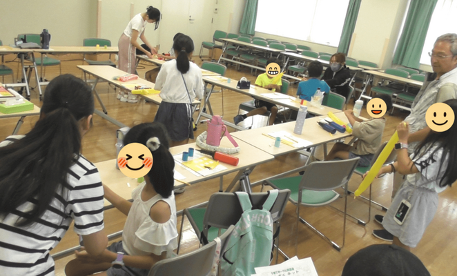 ③夏休み子供塾のボランティア風景